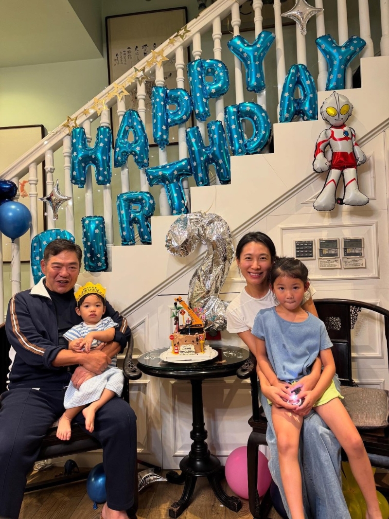 李美慧为儿子举行2岁生日，令豪宅内貌进一步曝光。4